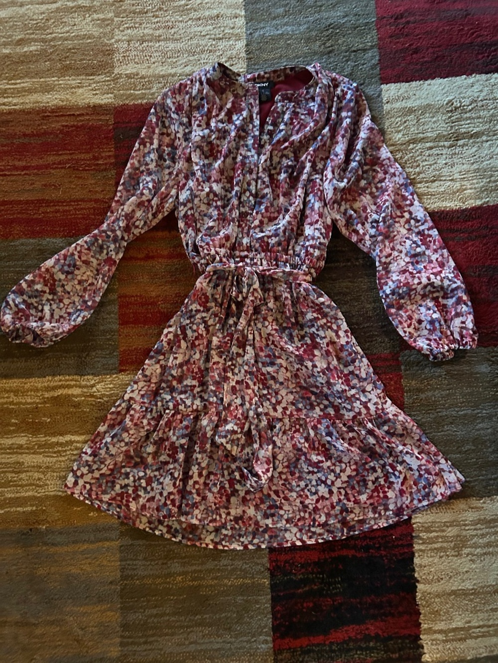 DKNY Tiered Dress